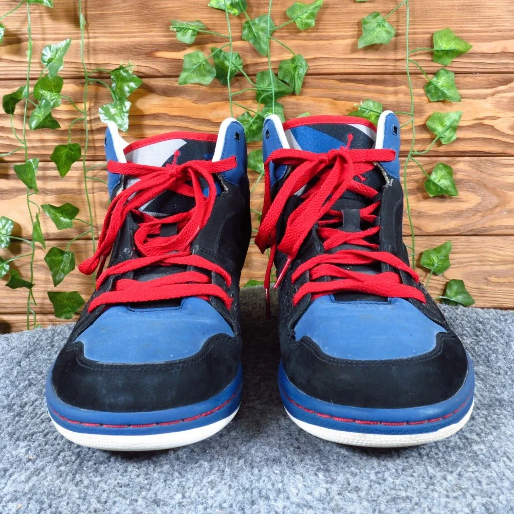 Jordan Flight 1 Mens High‎ Top Basketball Shoes Size 10 Athletic Black Blue Red